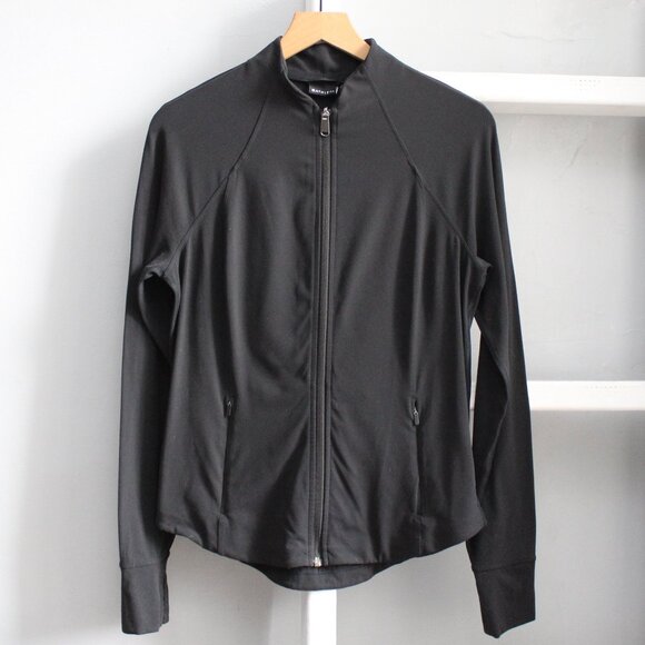 Athleta Women's Black & Blue Salutation Full Zip Jacket Bundle of 2 Size Medium - Picture 2 of 13